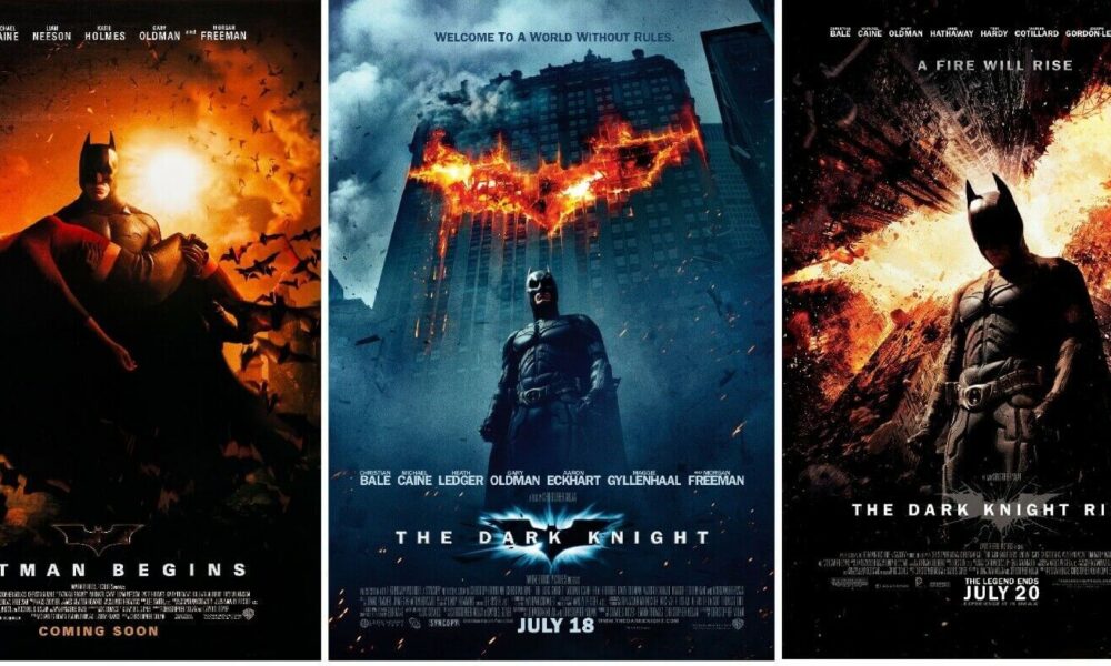 dark knight trilogy posters